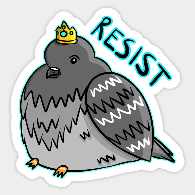 RESIST Sticker by roxiqt